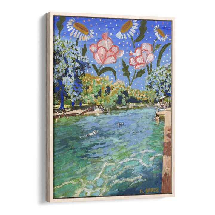 Eleanor Baker painting - BOTANICAL BARTON SPRINGS by Asianmonk