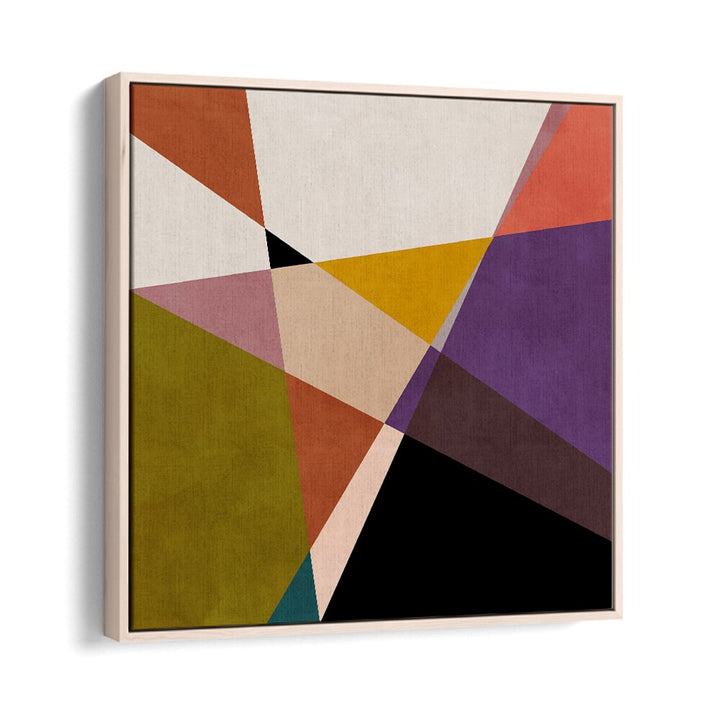 Ana Rut Bre painting - MID CIRCLES TERRACOTTA BLACK III by Asianmonk