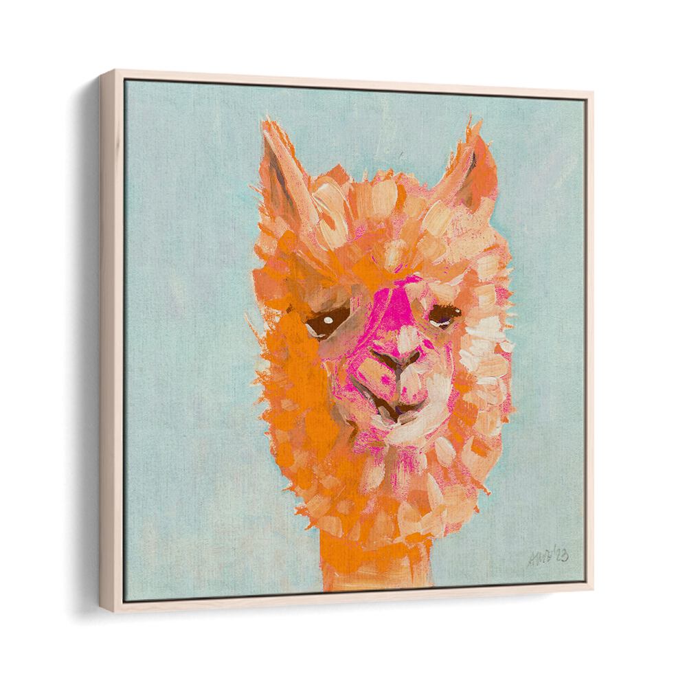 chre painting - ORANGE ALPACA BY ANIA ZWARA by Asianmonk