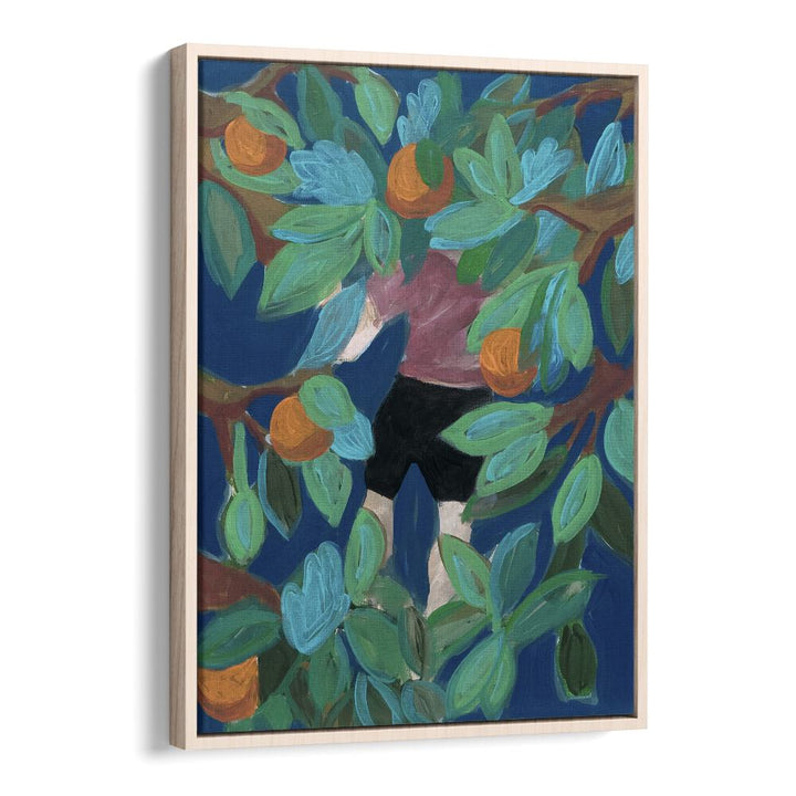 Eleanor Baker painting - ORANGE TREE FRUIT by Asianmonk