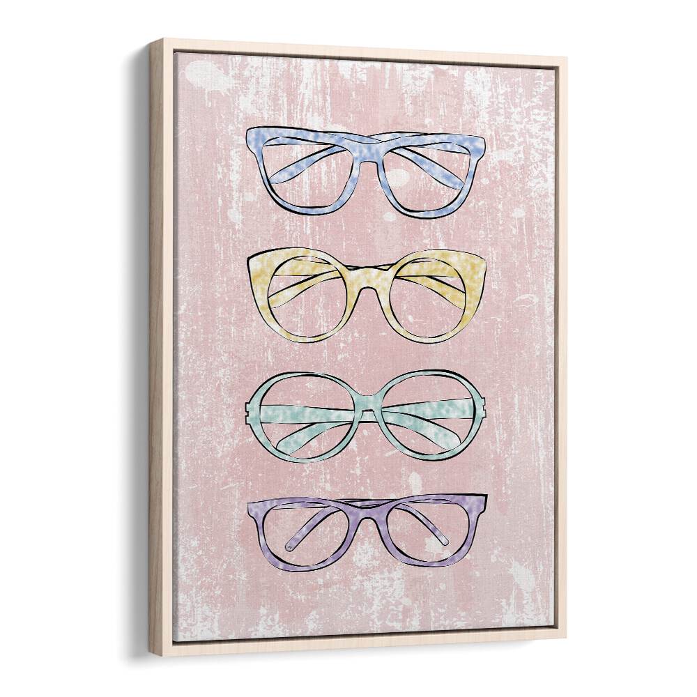 PINK GLASSES BY MARTINA FASHION PAINTINGS, FASHION POSTERS