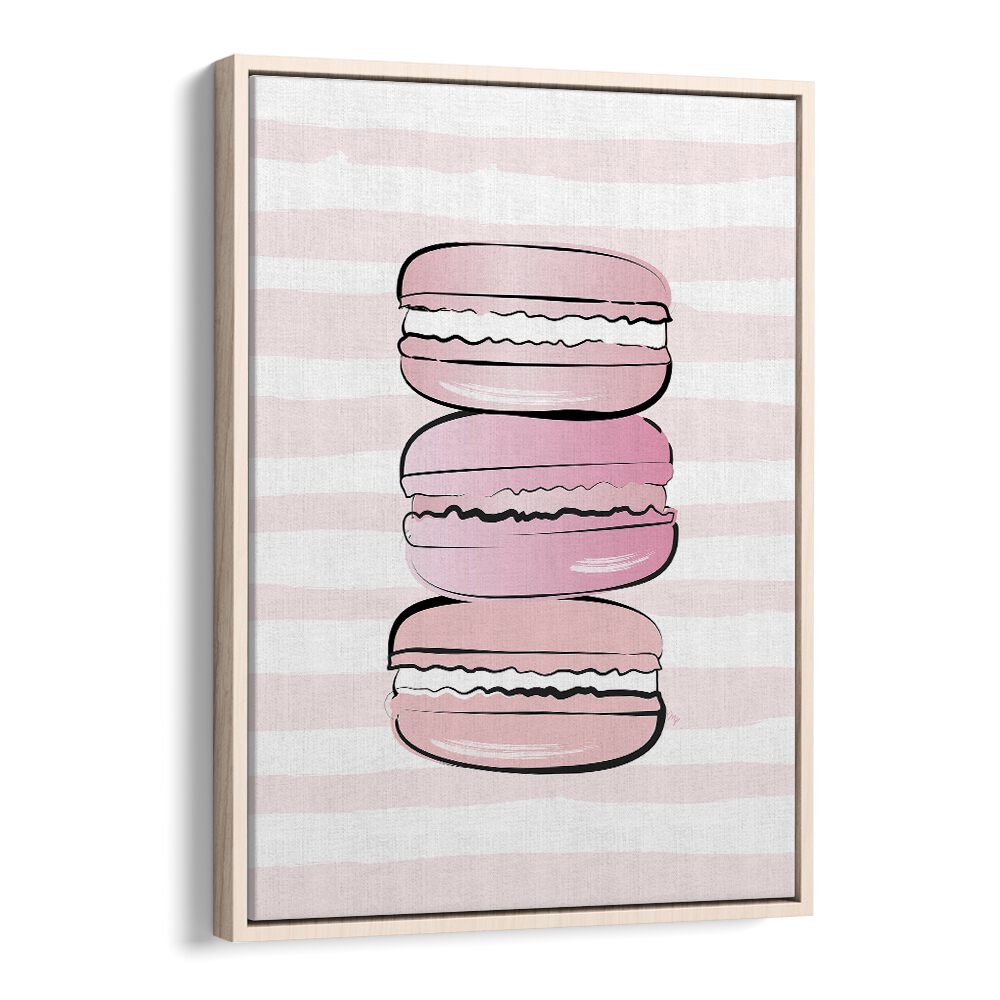 PINK MACARONS BY MARTINA, KITCHEN ART PRINTS