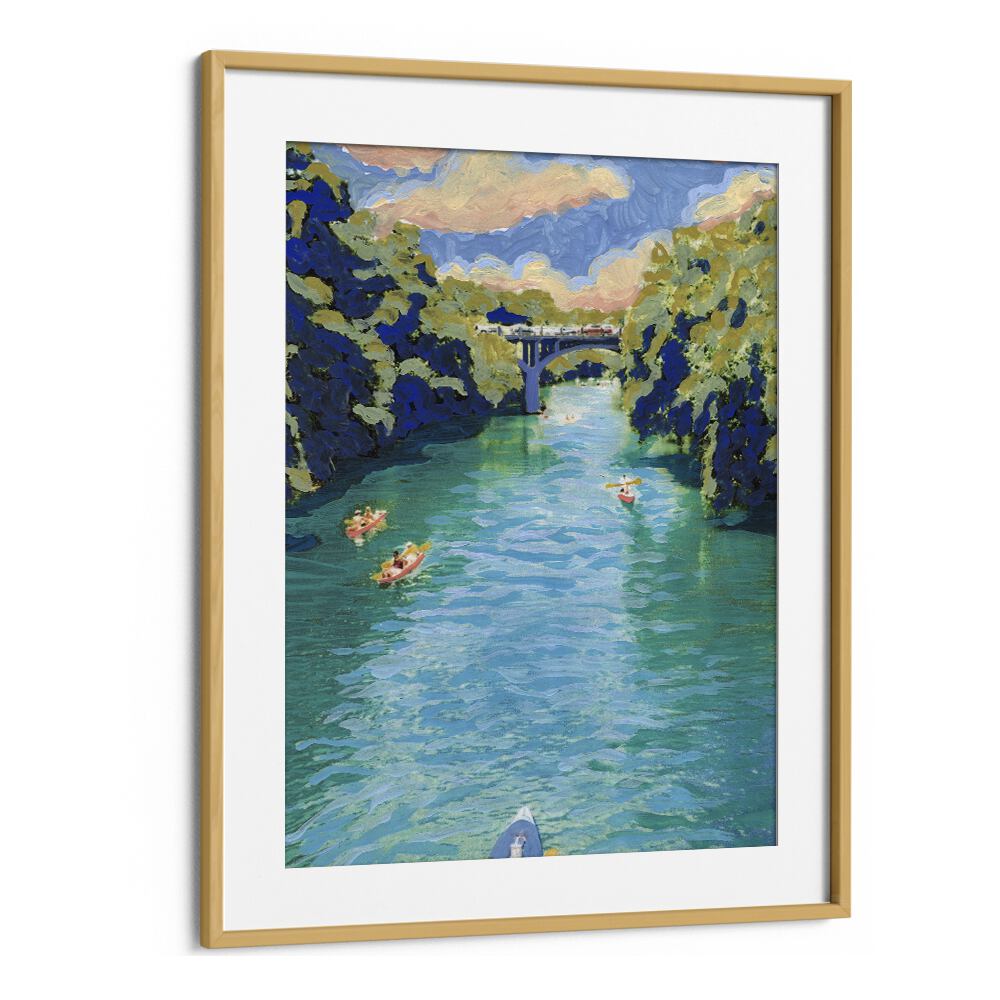 Eleanor Baker painting - BARTON CREEK AUSTIN by Asianmonk