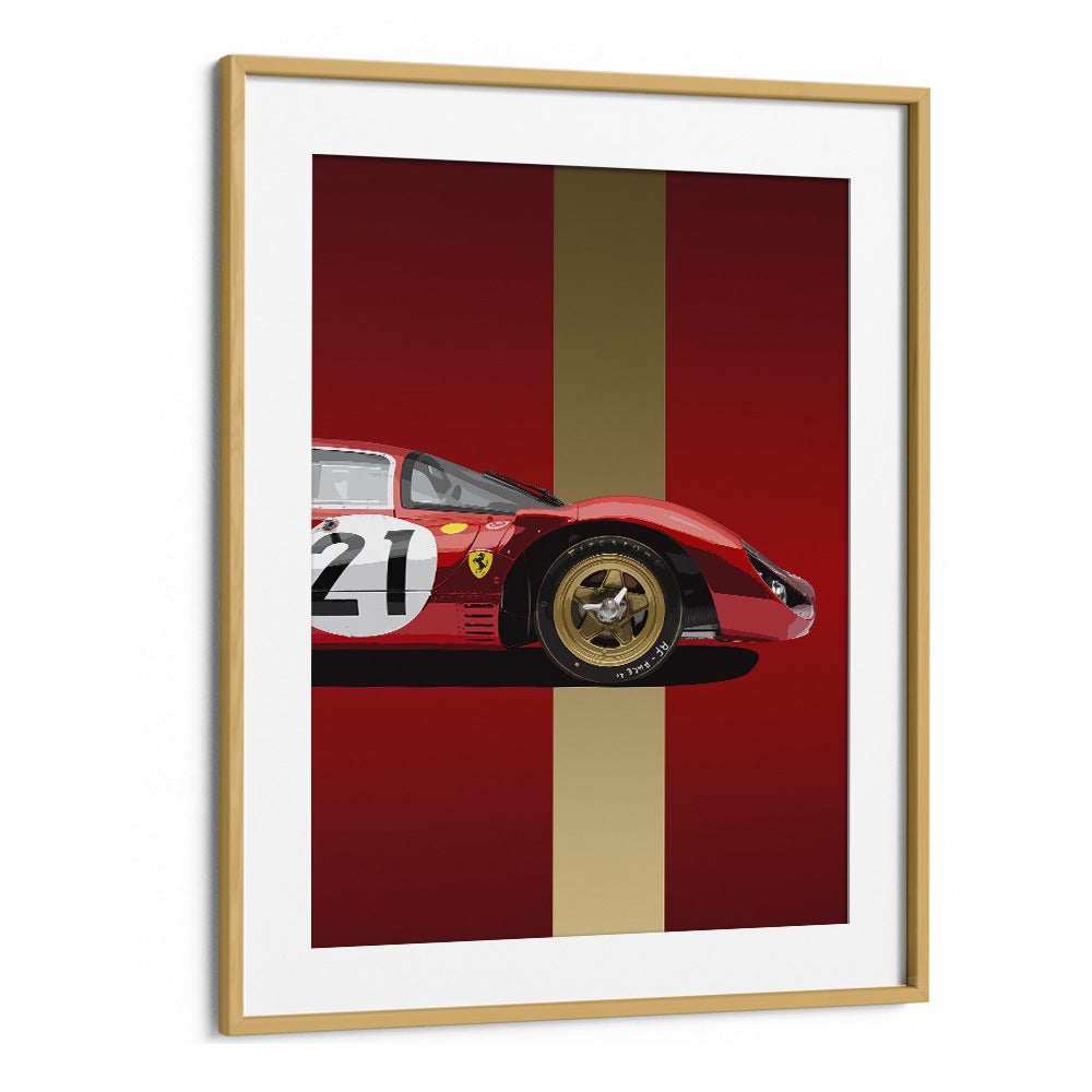 AUTOMOTIVE painting - FERRARI 330 by Asianmonk