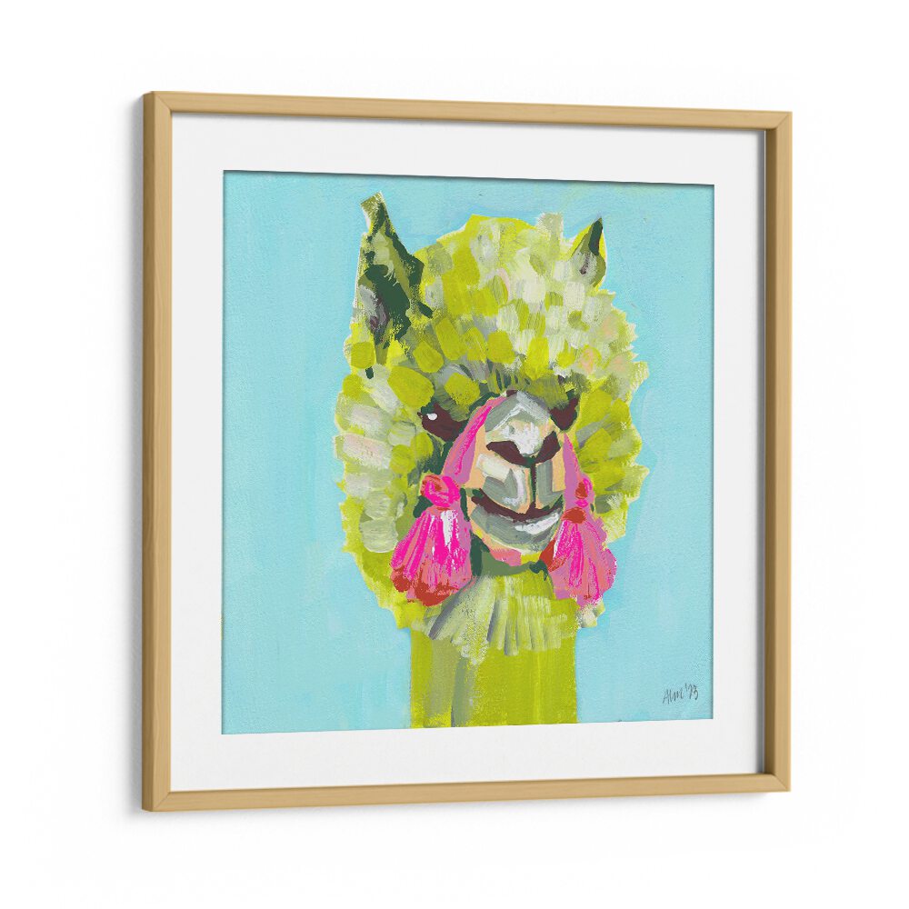 chre painting - LIME ALPACA BY ANIA ZWARA by Asianmonk