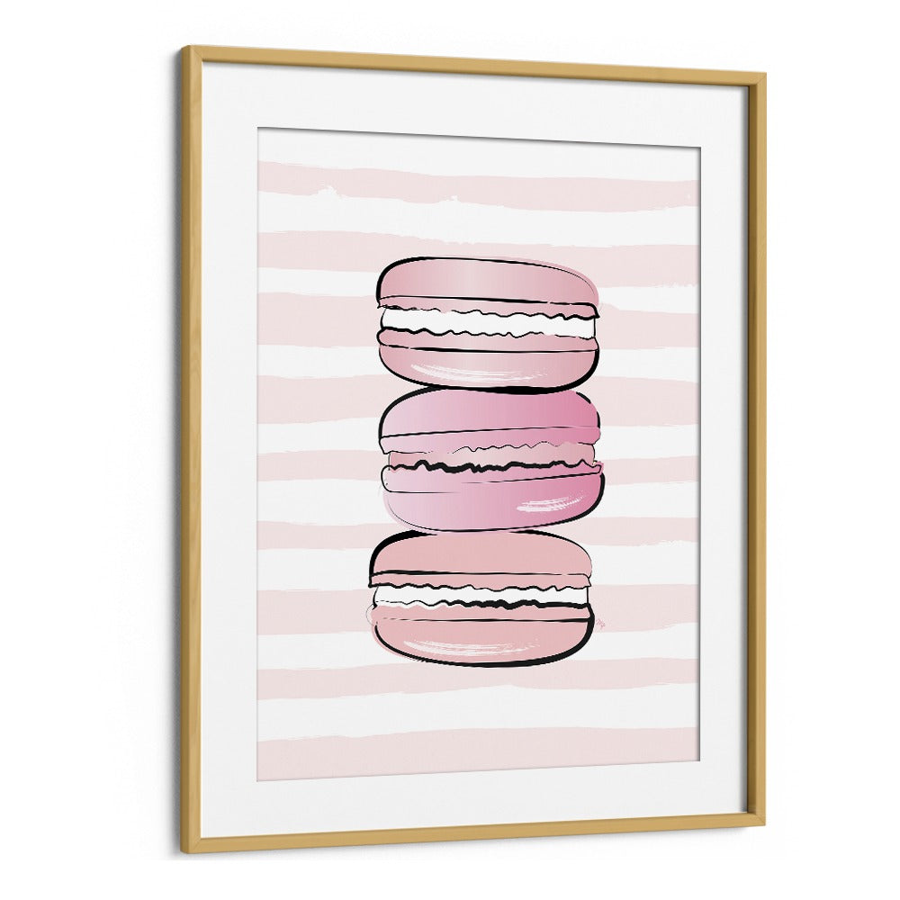 PINK MACARONS BY MARTINA, KITCHEN ART PRINTS