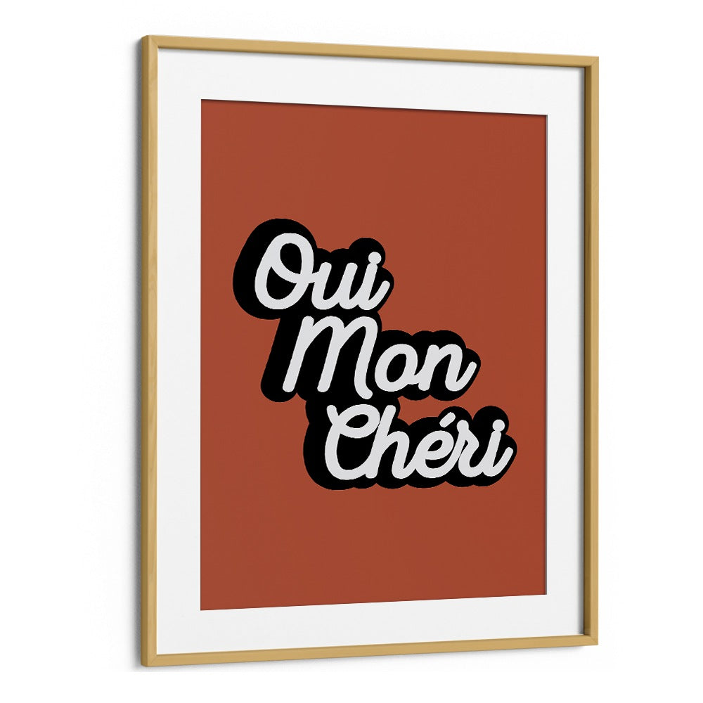 Quotes painting - QUI MON CHERI by Asianmonk