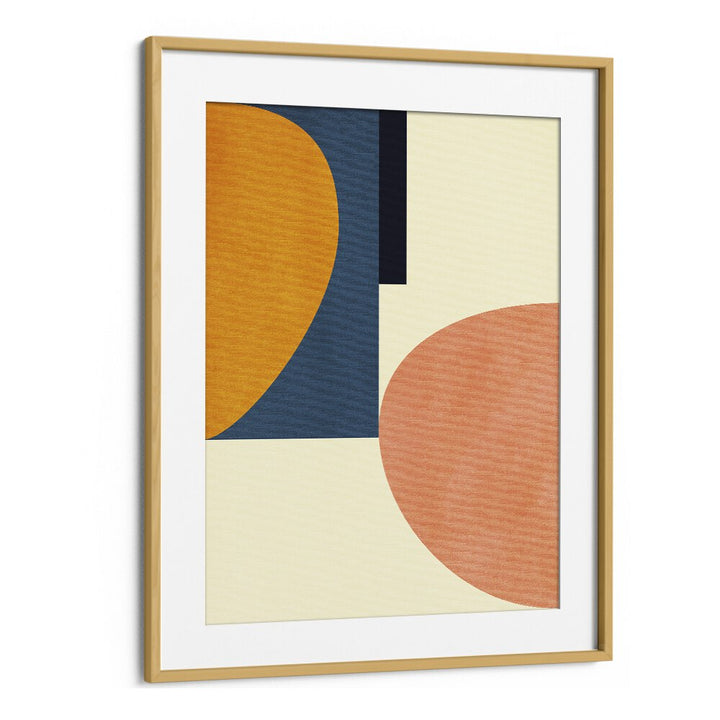 Ana Rut Bre painting - RAINBOW PLUS SHAPES BLUE MUSTARD I BY ANA RUT BRE by Asianmonk