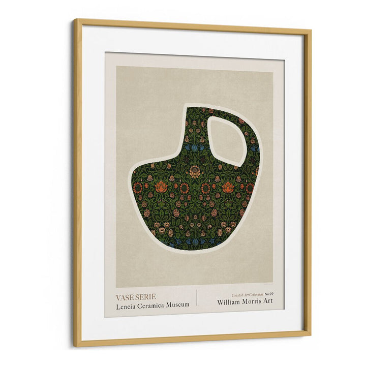 kitchen painting - WILLIAM MORRIS GREEK SHAPE II BY EMEL TUNABOYLU by Asianmonk