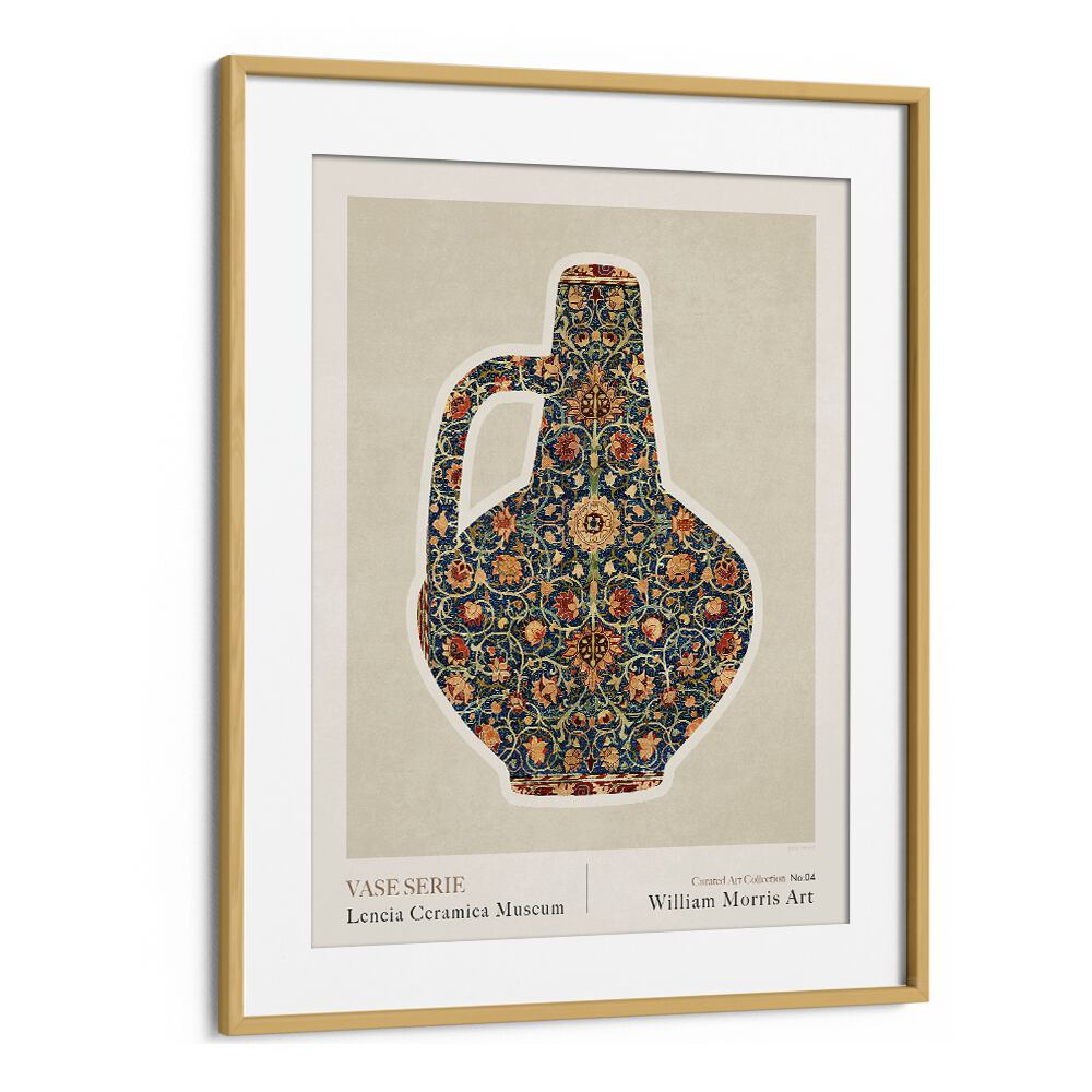 kitchen painting - WILLIAM MORRIS GREEK VASE II BY EMEL TUNABOYLU by Asianmonk