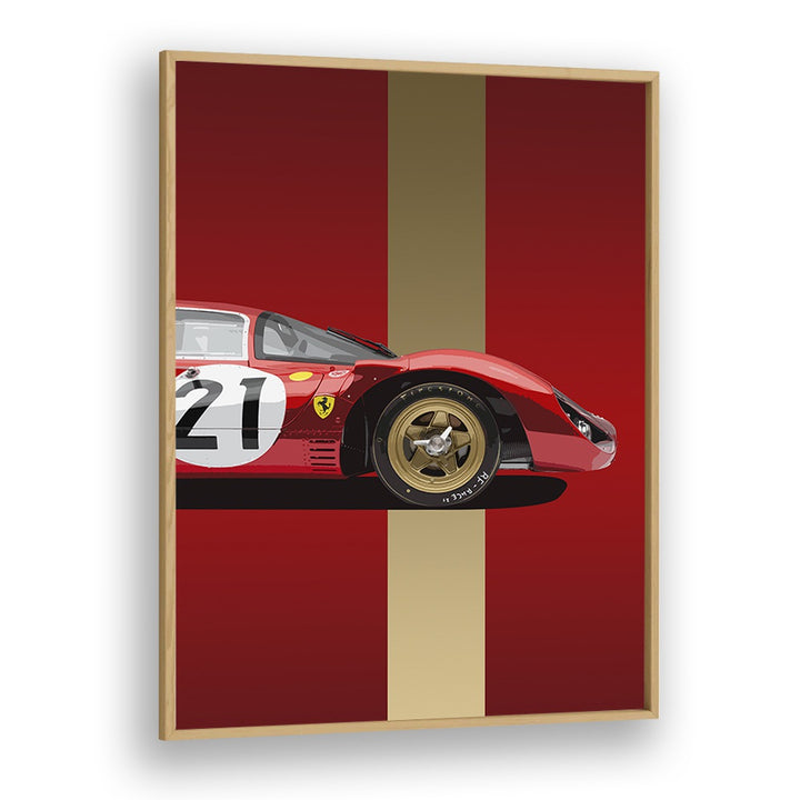 AUTOMOTIVE painting - FERRARI 330 by Asianmonk