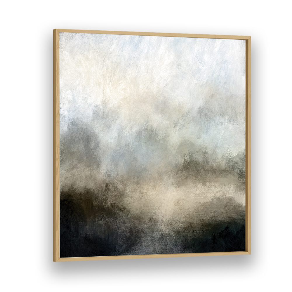 ABSTRACT painting - LAKE MIST BY DAN HOBDAY by Asianmonk