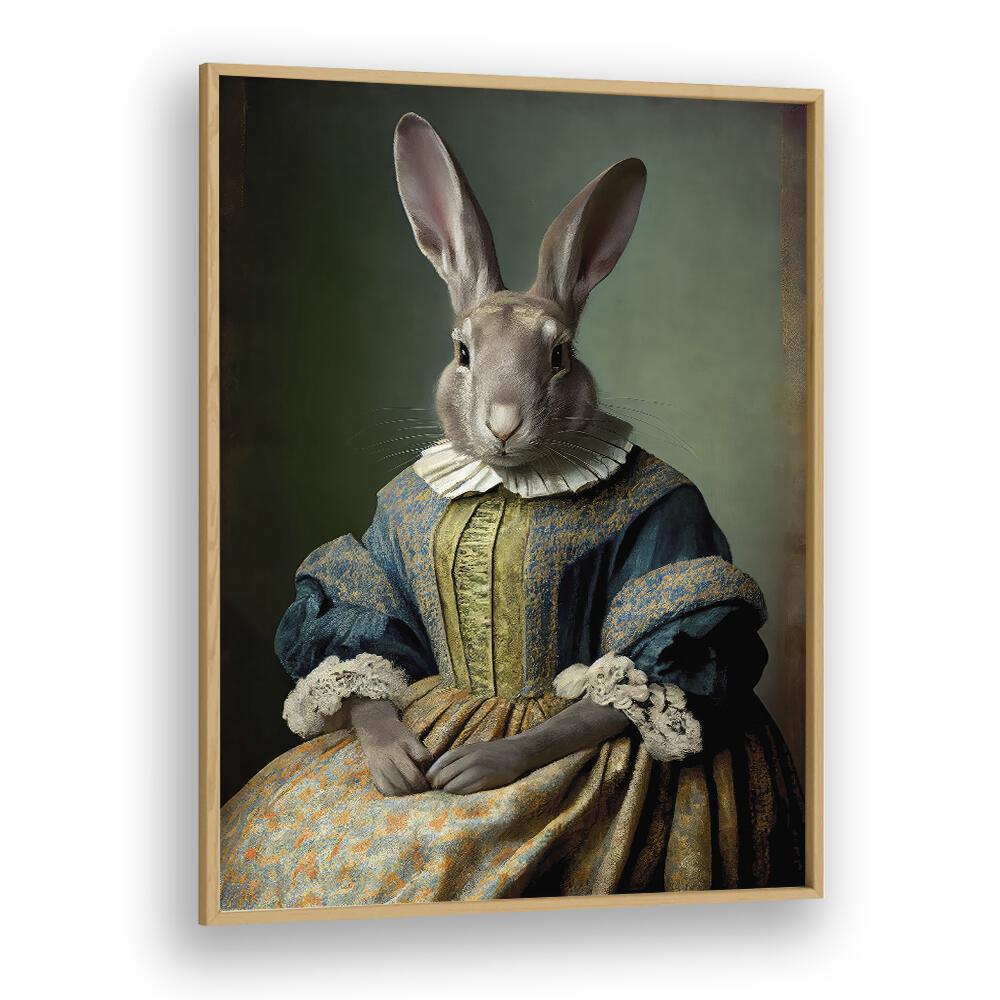 MRS BUNNY , KIDS ROOM PAINTINGS , KIDS ROOM WALLART