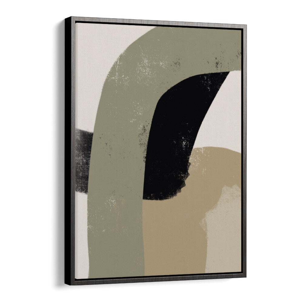 Obviam by Yopie Studio Abstract Paintings Abstract Art Prints in Black Floater Frame