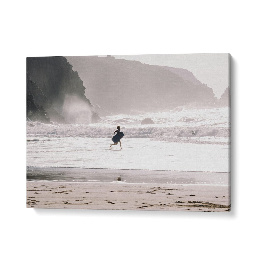 Oceans Call Beach Prints Coastal Wall Art in Gallery Wrap