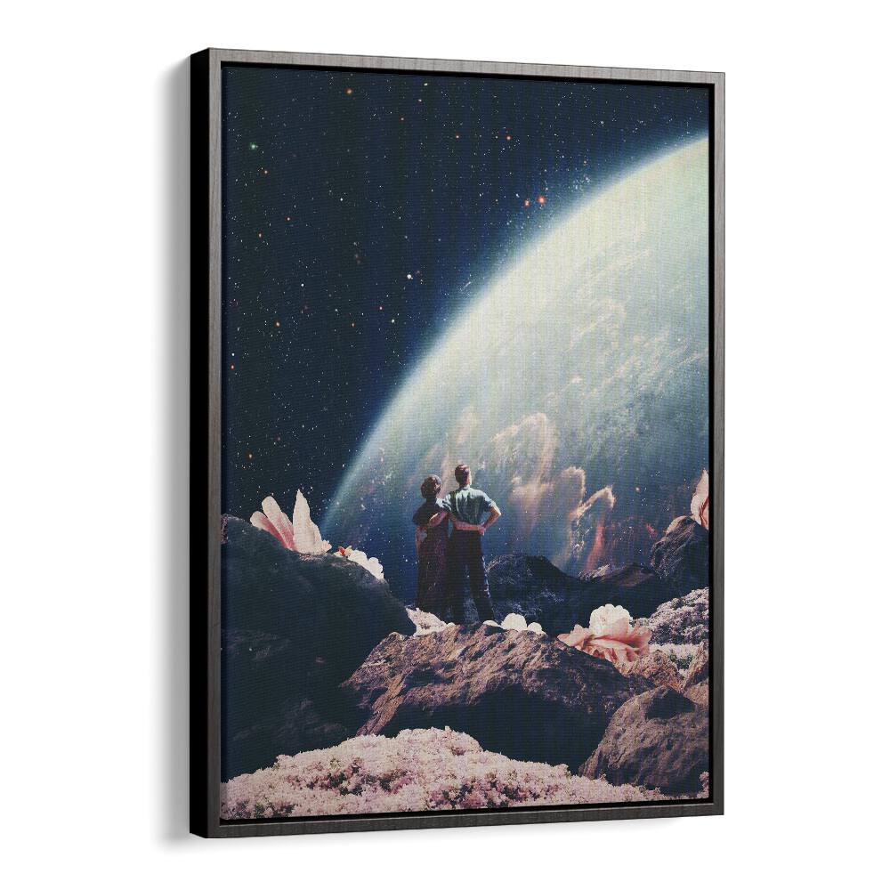 Often Mistaken For Absent By Frank Moth Surreal Art Prints Surrealism in Black Floater Frame