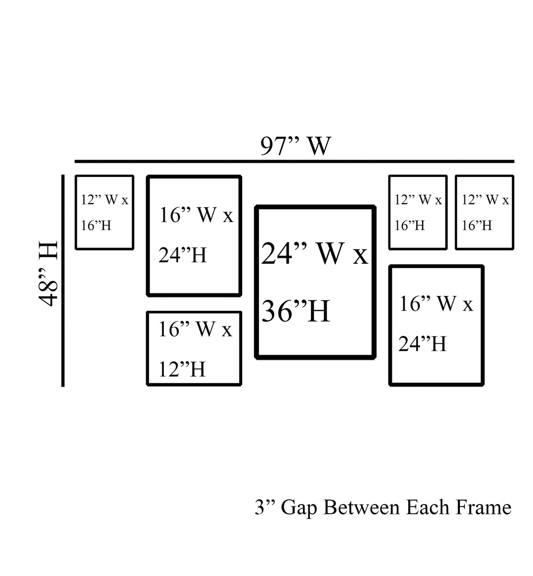 GREENHOUSE GALLERY WALL , GALLERY WALLS & SETS