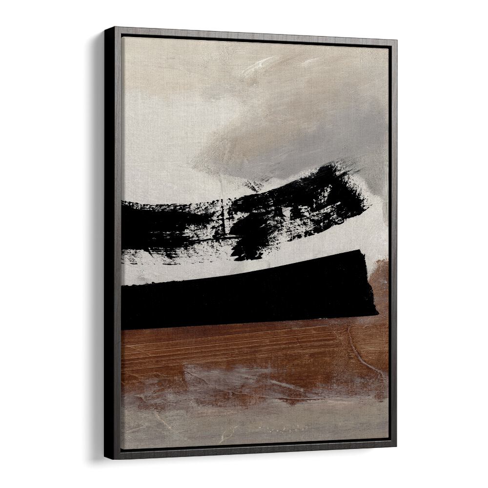 On Deck By Dan Hobday Abstract Art Abstract Paintings in Black Floater Frame