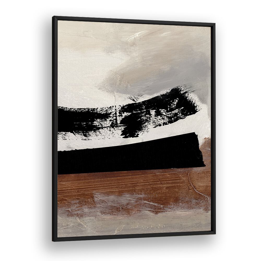 On Deck By Dan Hobday Abstract Art Abstract Paintings in Black Plain Frame