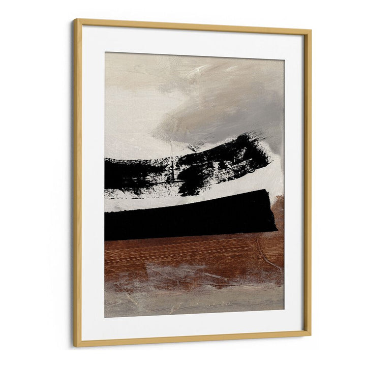 On Deck By Dan Hobday Abstract Art Abstract Paintings in Oak Wood Frame With Mount