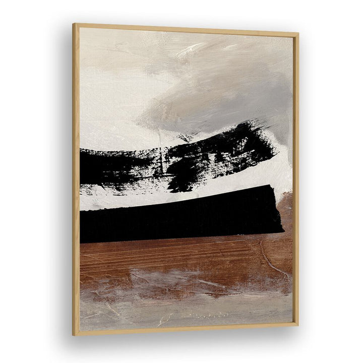 On Deck By Dan Hobday Abstract Art Abstract Paintings in Oak Wood Plain Frame