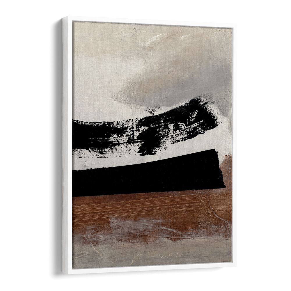 On Deck By Dan Hobday Abstract Art Abstract Paintings in White Floater Frame