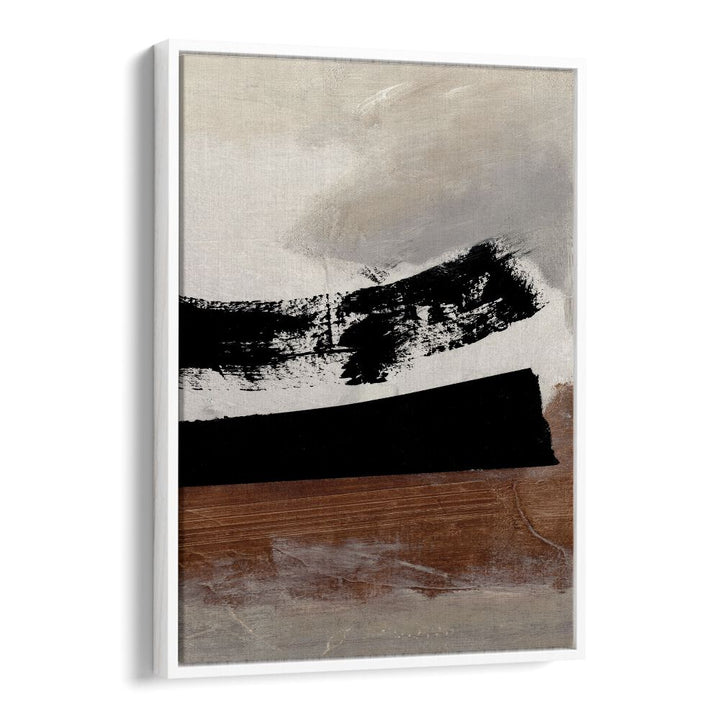 On Deck By Dan Hobday Abstract Art Abstract Paintings in White Floater Frame