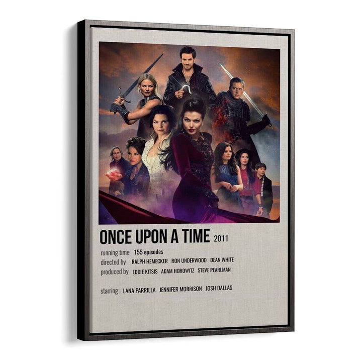 Once Upon A Time 2011 Movie Posters in Black Floater Frame