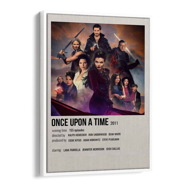 Once Upon A Time 2011 Movie Posters in White Floater Frame