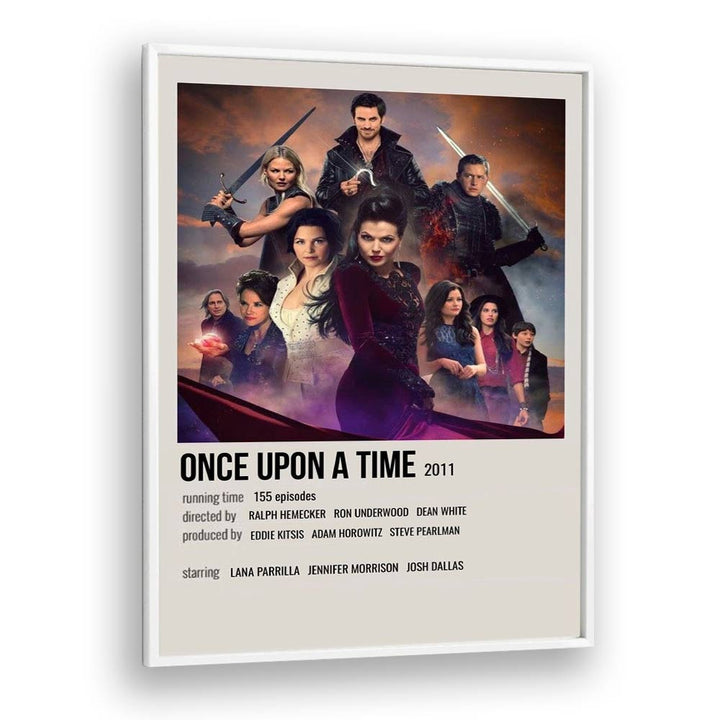 Once Upon A Time 2011 Movie Posters in White Plain Frame