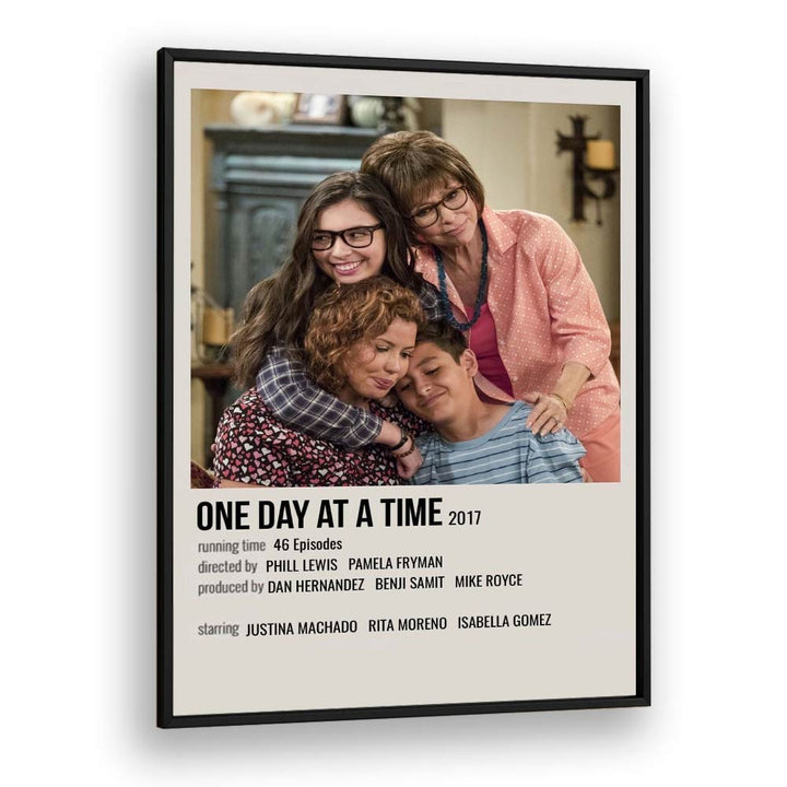 One Day At A Time 2017 Movie Posters in Black Plain Frame