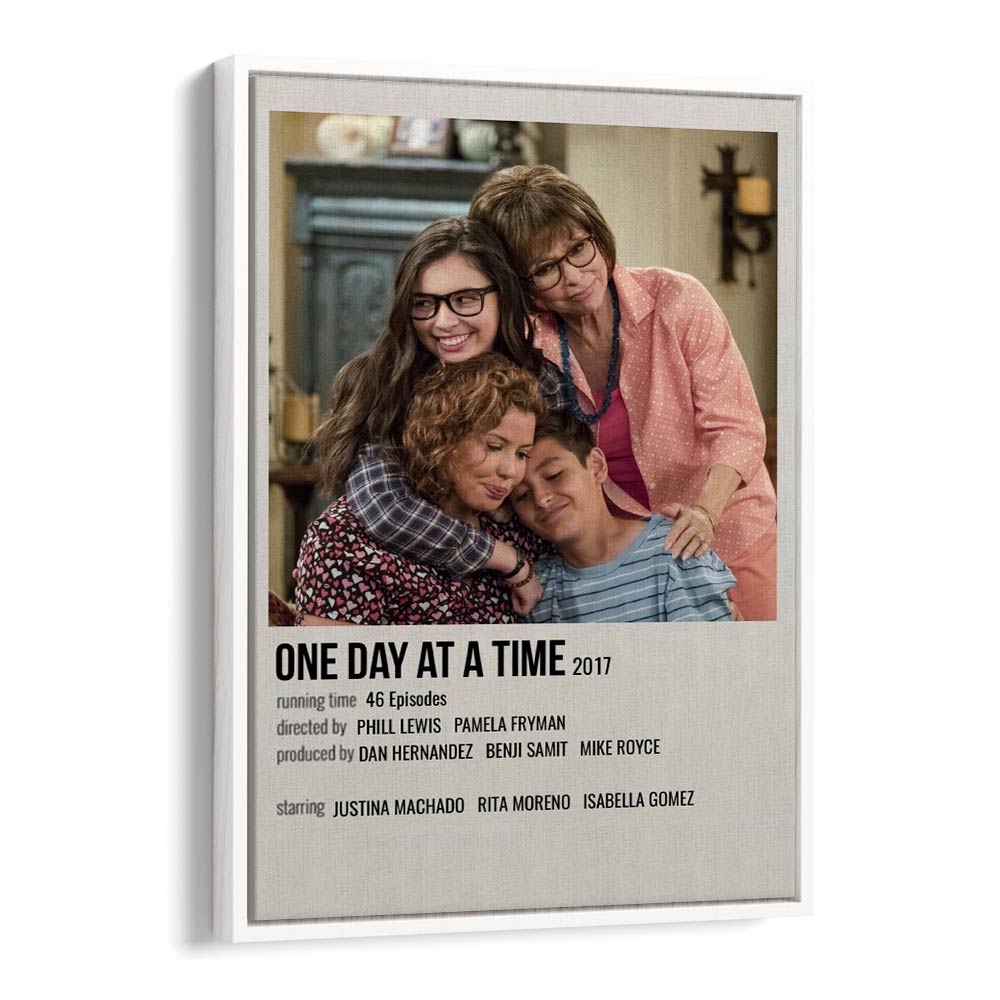 One Day At A Time 2017 Movie Posters in White Floater Frame