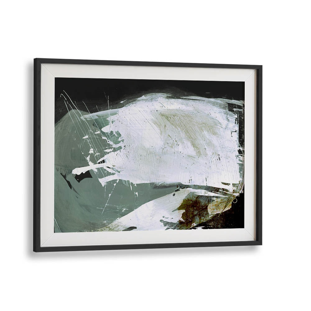 Open Sea By Dan Hobday Abstract Art Abstract Paintings in Black Frame With Mount