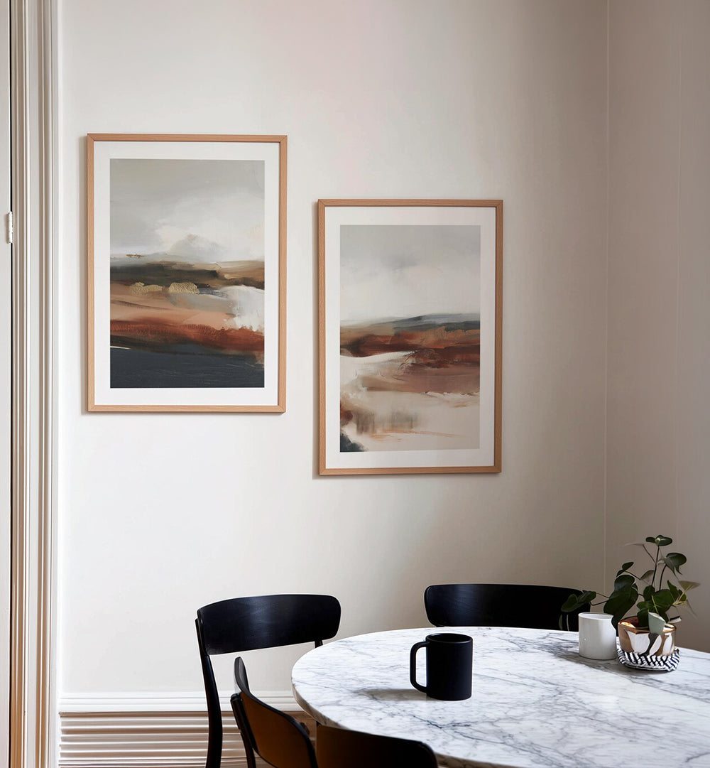 OPEN SKIES, SET OF 2 PAINTINGS
