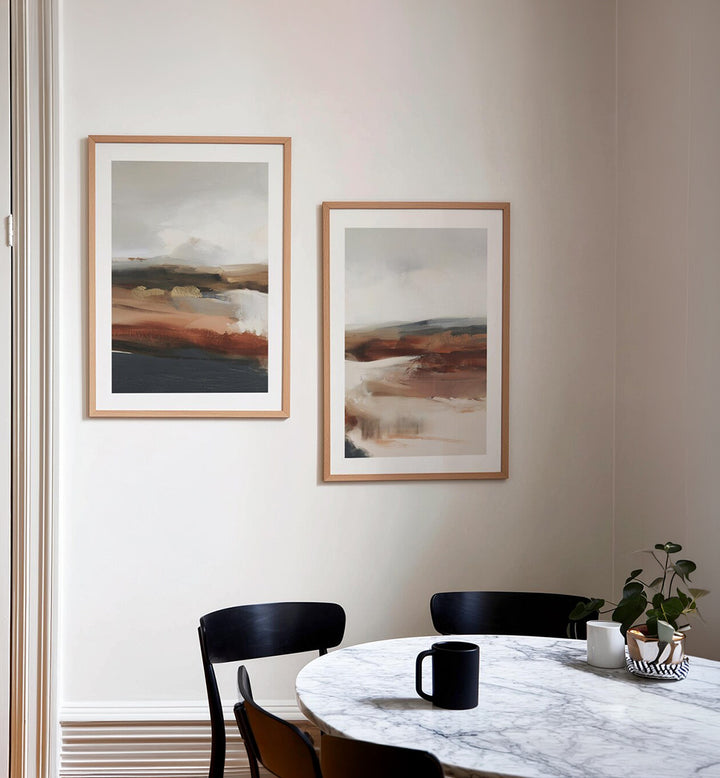 OPEN SKIES, SET OF 2 PAINTINGS