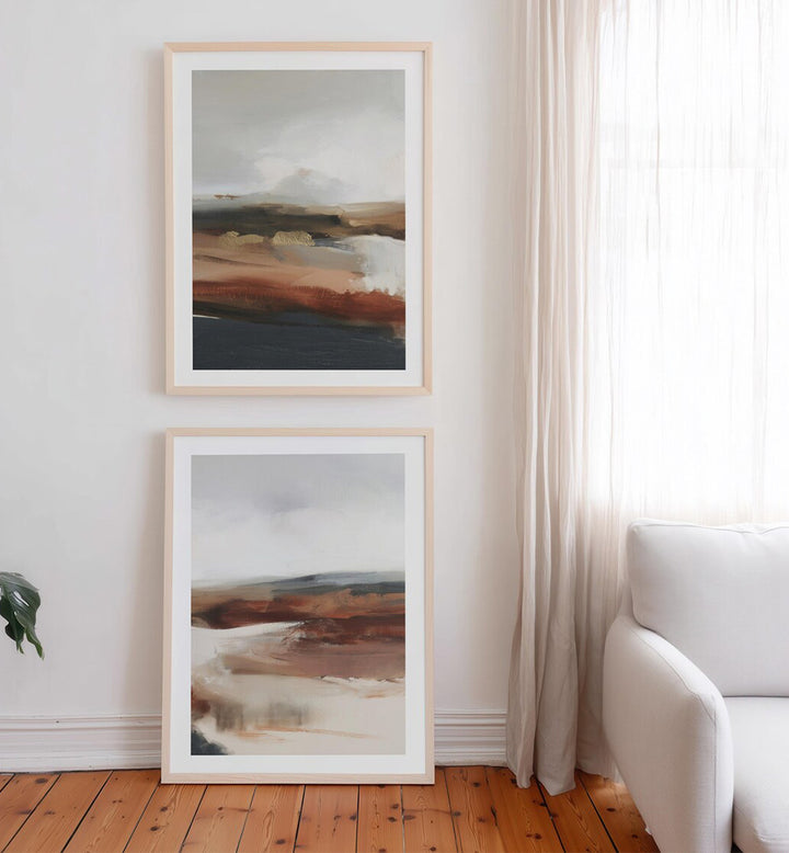OPEN SKIES, SET OF 2 PAINTINGS