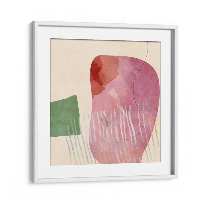 Organic Painted Kopie XI By Ana Rut Bre Abstract Art Abstract Paintings in White Frame With Mount