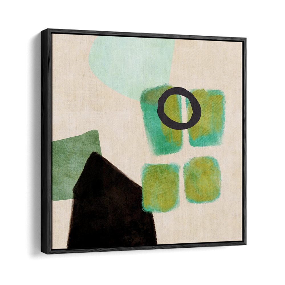 Organic Painted Kopie XIV By Ana Rut Bre Abstract Art Abstract Paintings in Black Floater Frame