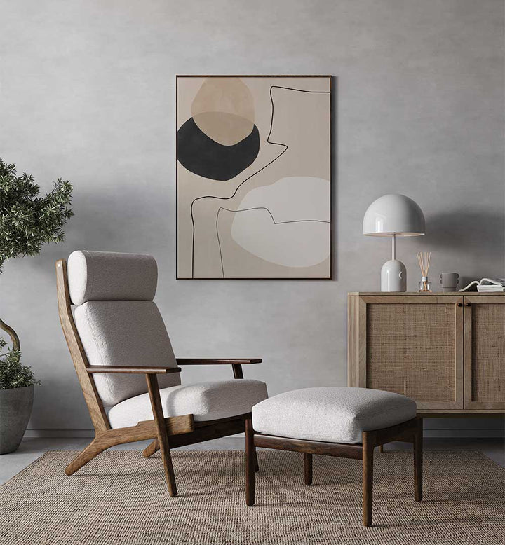 ORGANIC SHAPES & LINES , BOHO ART PAINTINGS