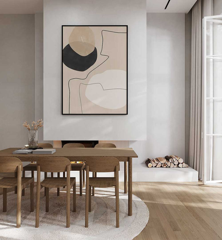 ORGANIC SHAPES & LINES , BOHO ART PAINTINGS