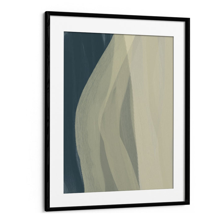 Otium by Yopie Studio Abstract Paintings Abstract Art Prints in Black Frame With Mount