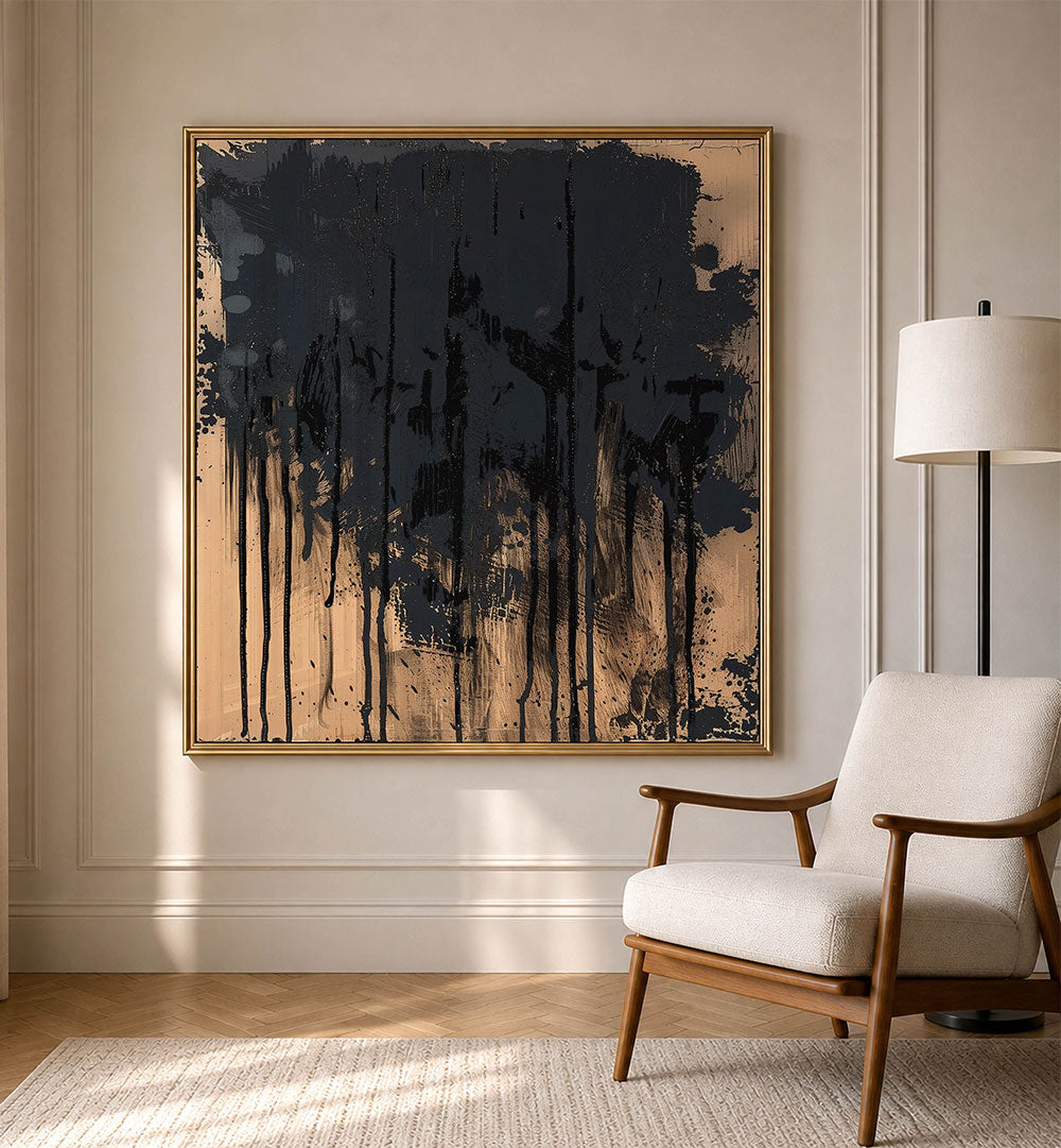 PAINT IT BLACK II , ABSTRACT PAINTINGS