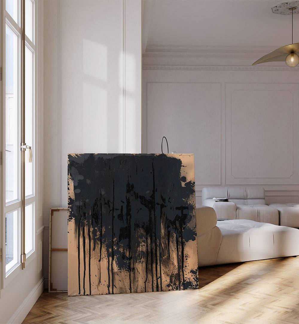 PAINT IT BLACK II , ABSTRACT PAINTINGS