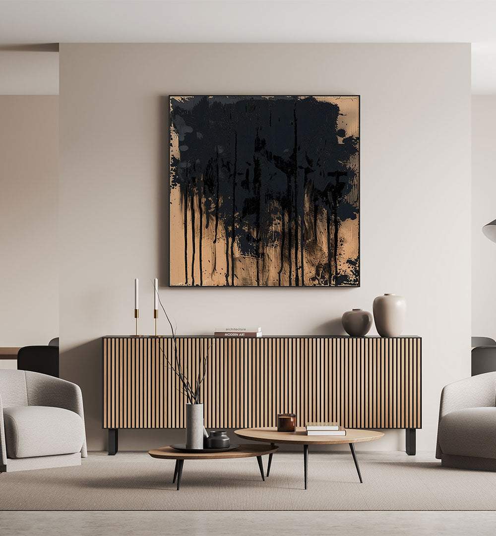 PAINT IT BLACK II , ABSTRACT PAINTINGS