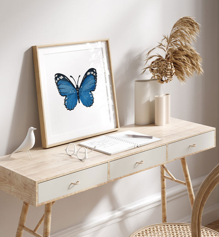 PAINTED BLUE BUTTERFLY
