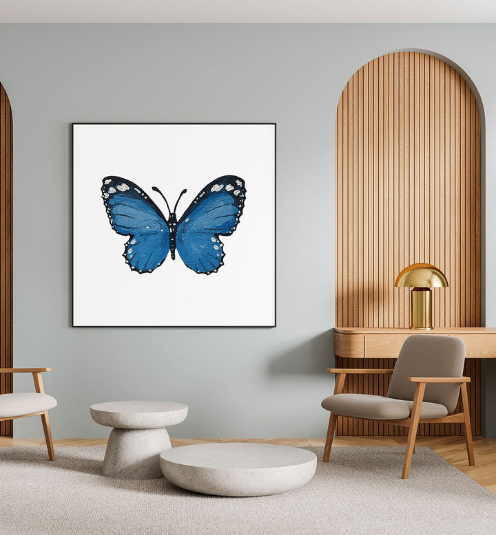 PAINTED BLUE BUTTERFLY