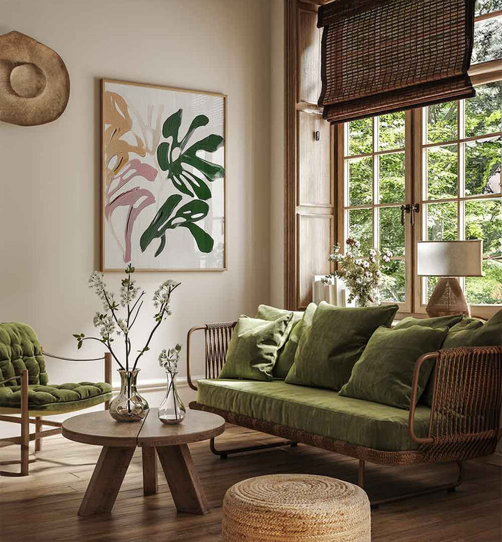 PAINTERLY FLORALS I , FLORAL FLOWER PAINTINGS