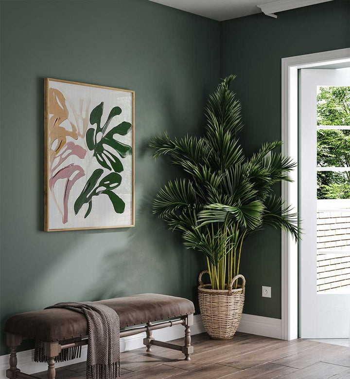 PAINTERLY FLORALS I , FLORAL FLOWER PAINTINGS