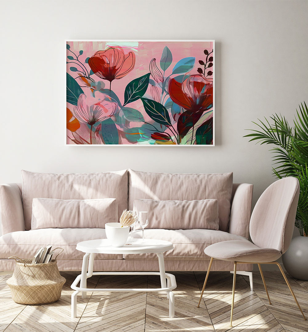 PAINTERLY PINK BLOOMS