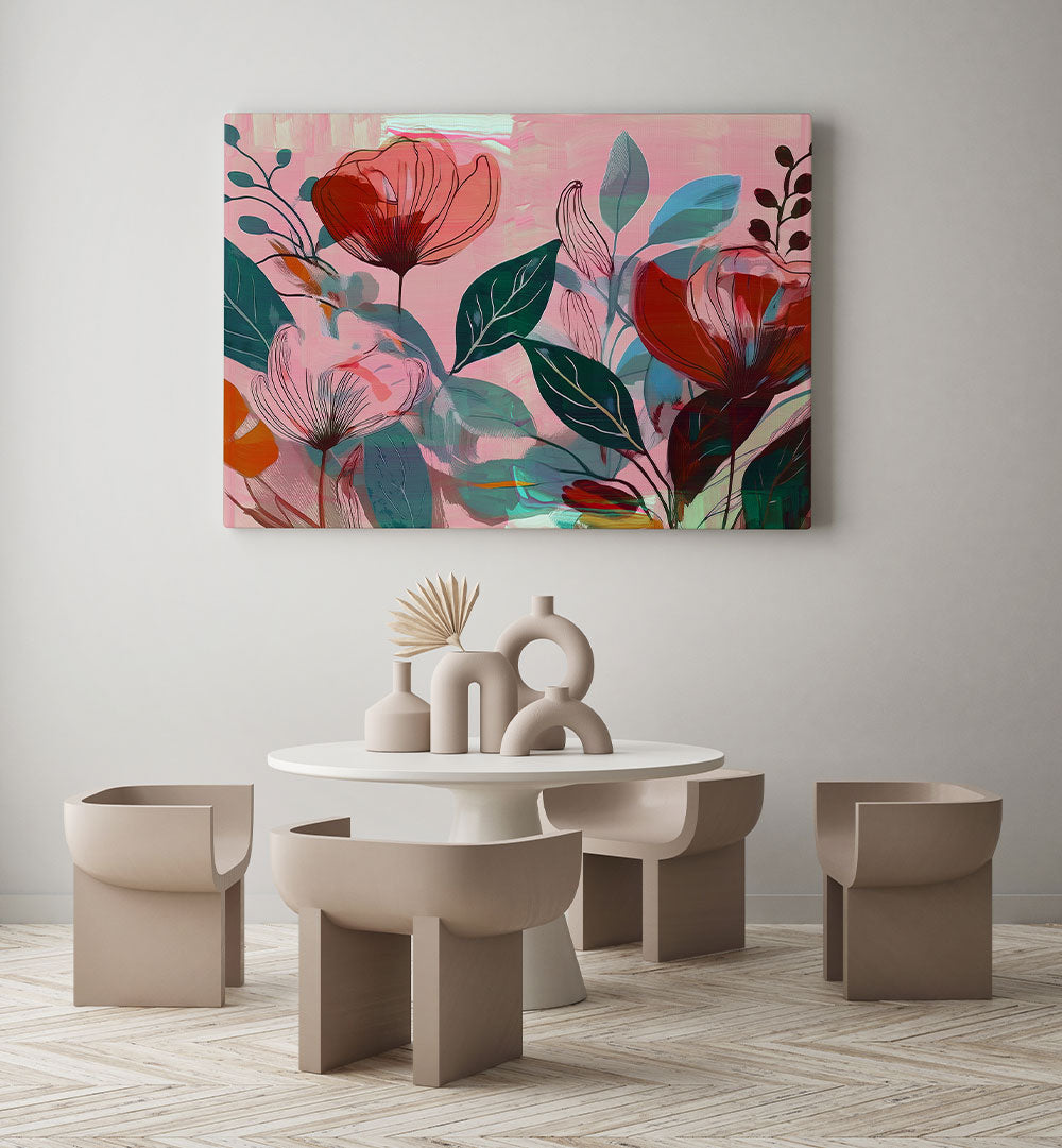 PAINTERLY PINK BLOOMS